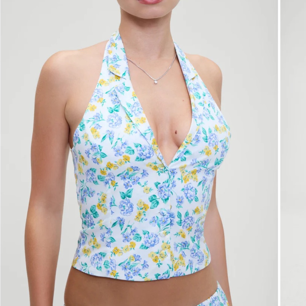 Frankie’s Bikinis Cottage Halter Top